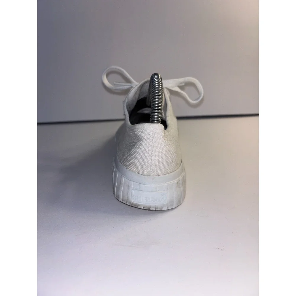 Superga‎ 2630 Cotu Platform Sneakers Womens EU 39 US 6.5  White Canvas Athletic